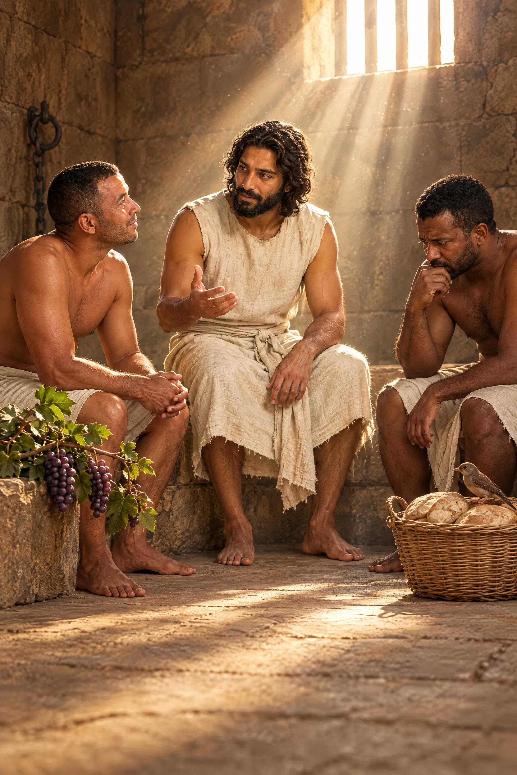 Joseph Interprets Dreams in the Prison