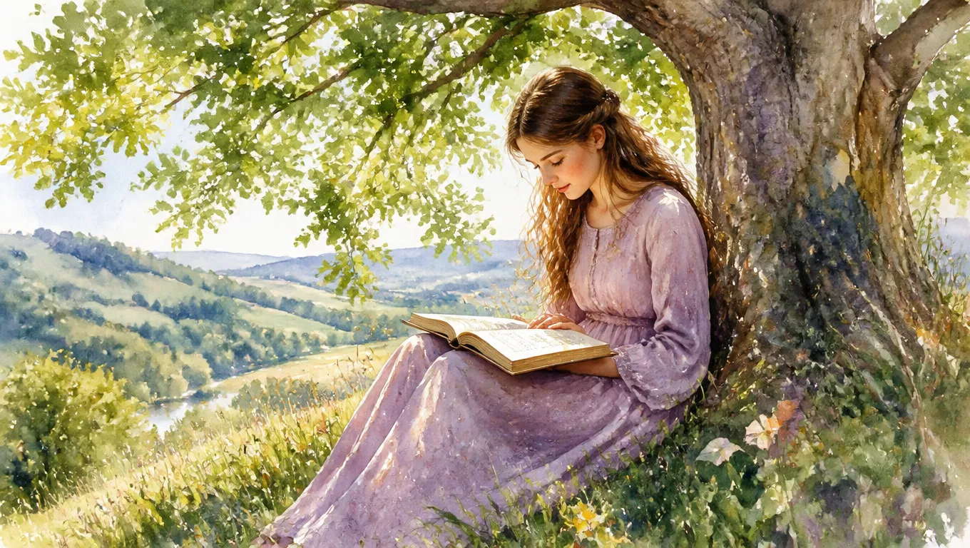 A Peaceful Moment of Scripture
