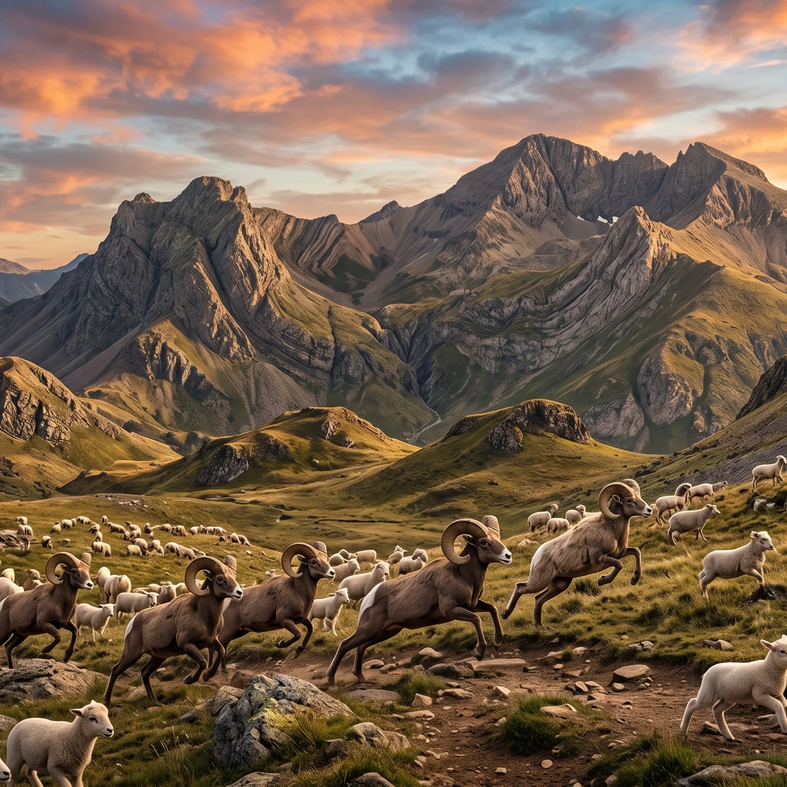 Mountains Skipping Like Rams