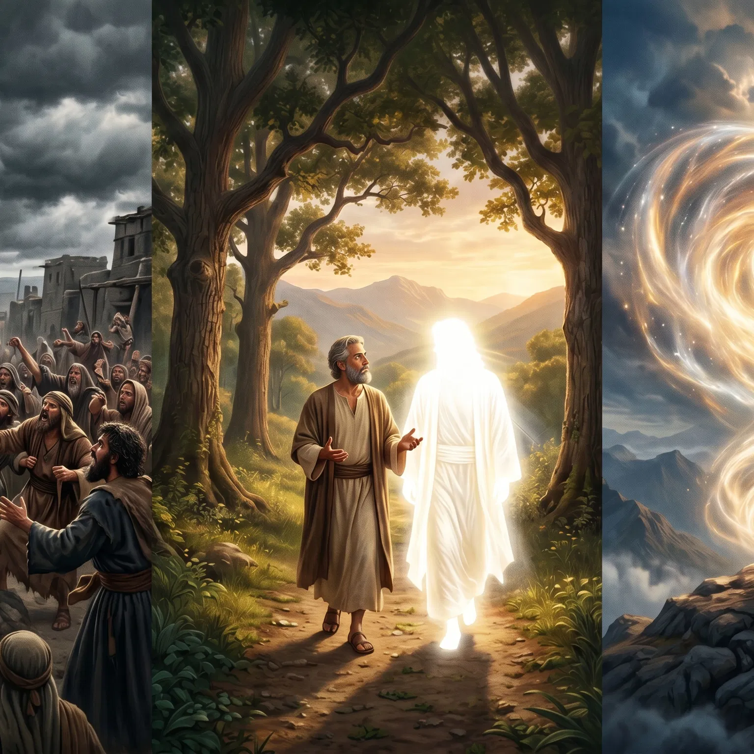 Enoch Preaching, Walking With God and Taken Up