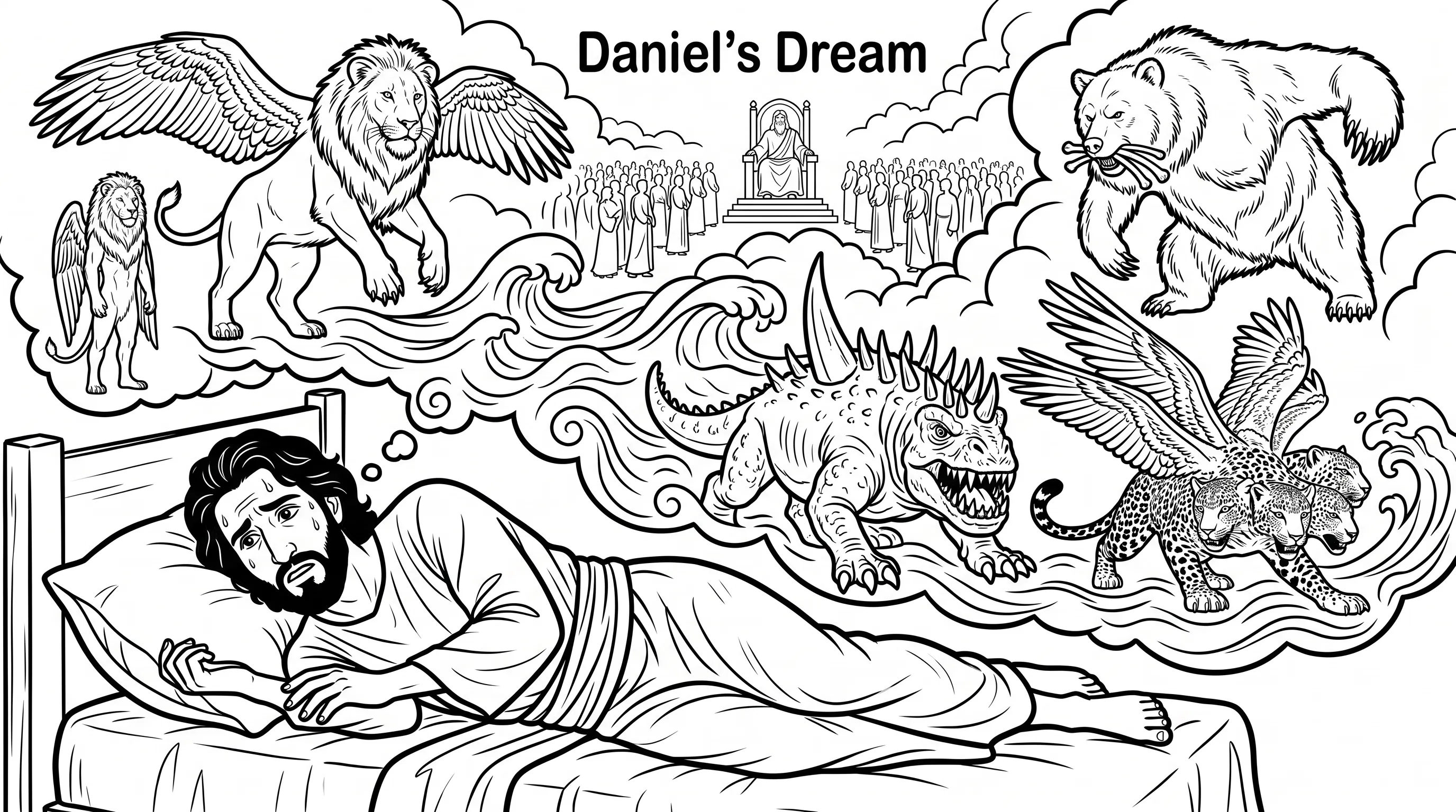 Daniel's Vision of the Four Beasts