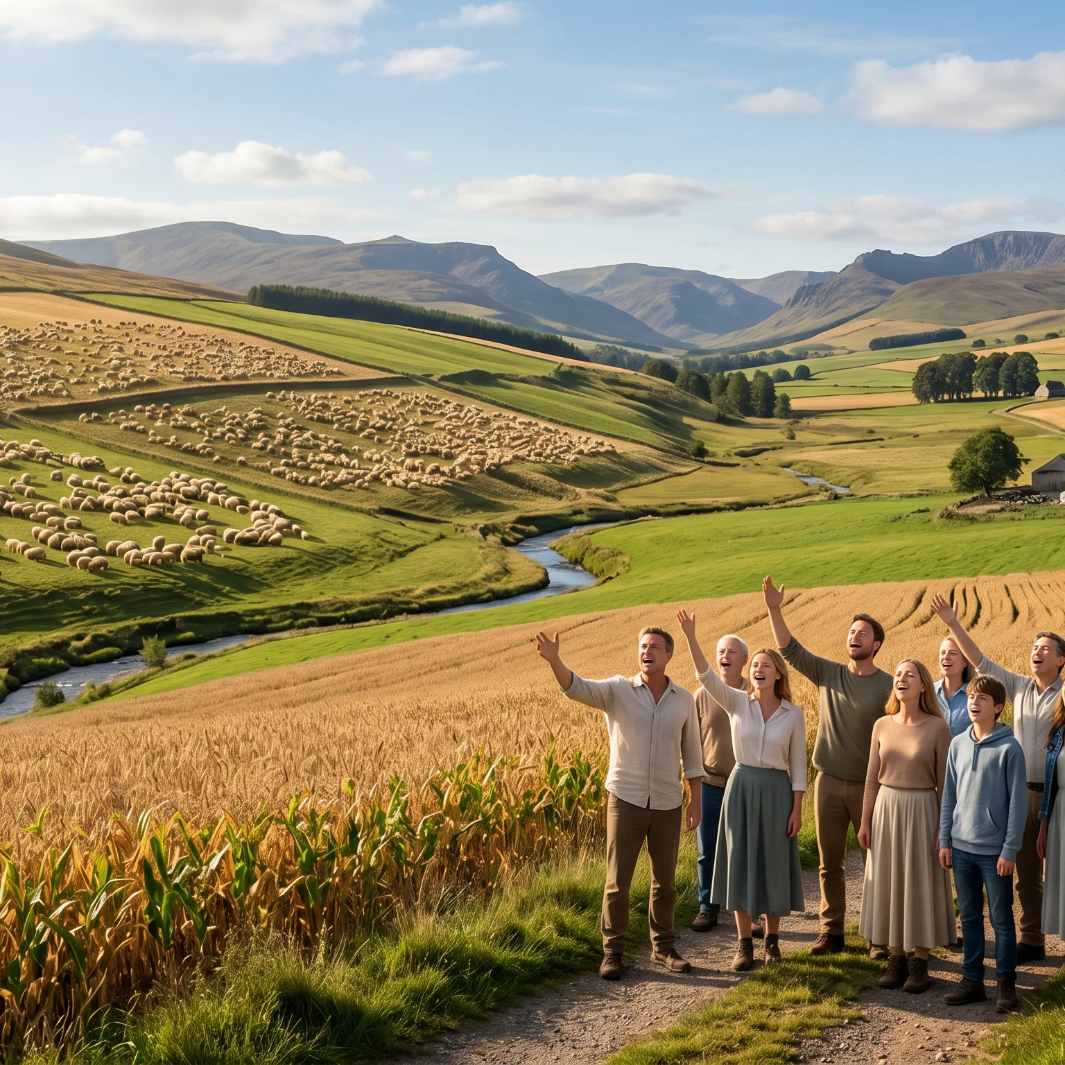 Abundant Harvest in the Valley