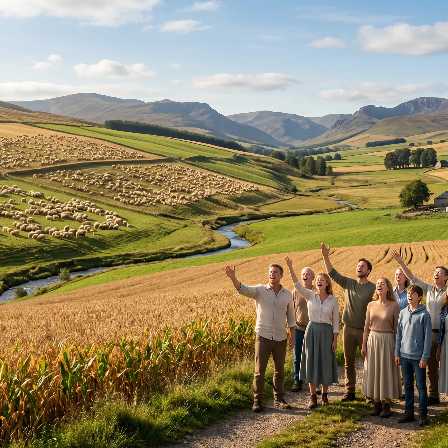 Abundant Harvest in the Valley