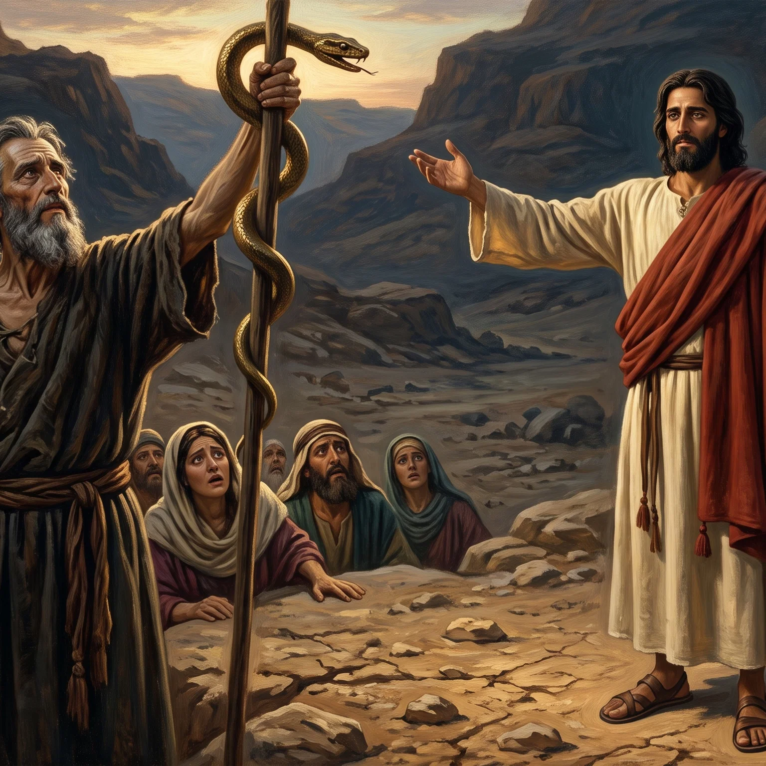 The Bronze Serpent Upon the Staff