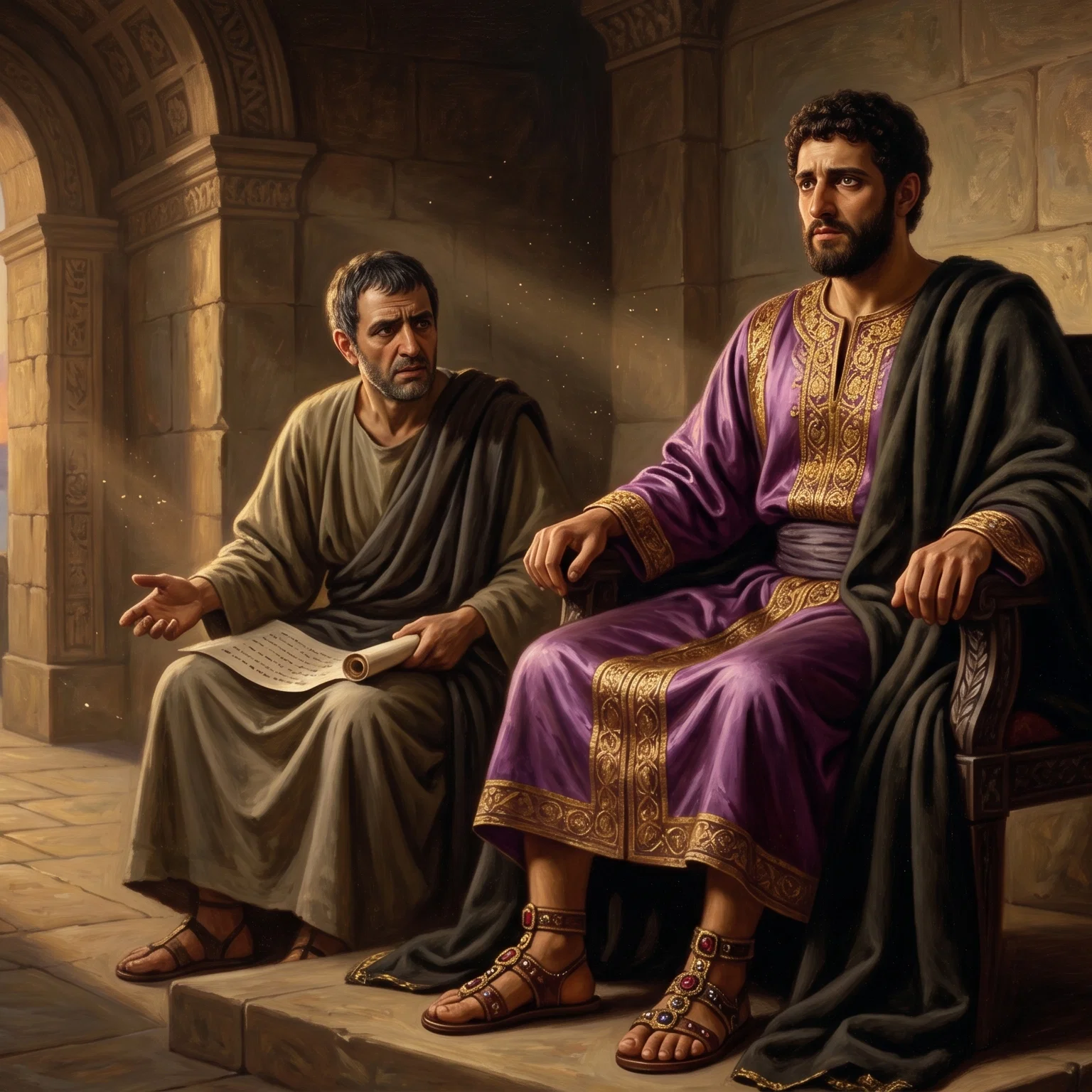 Herod Seeking the Miraculous Prophet