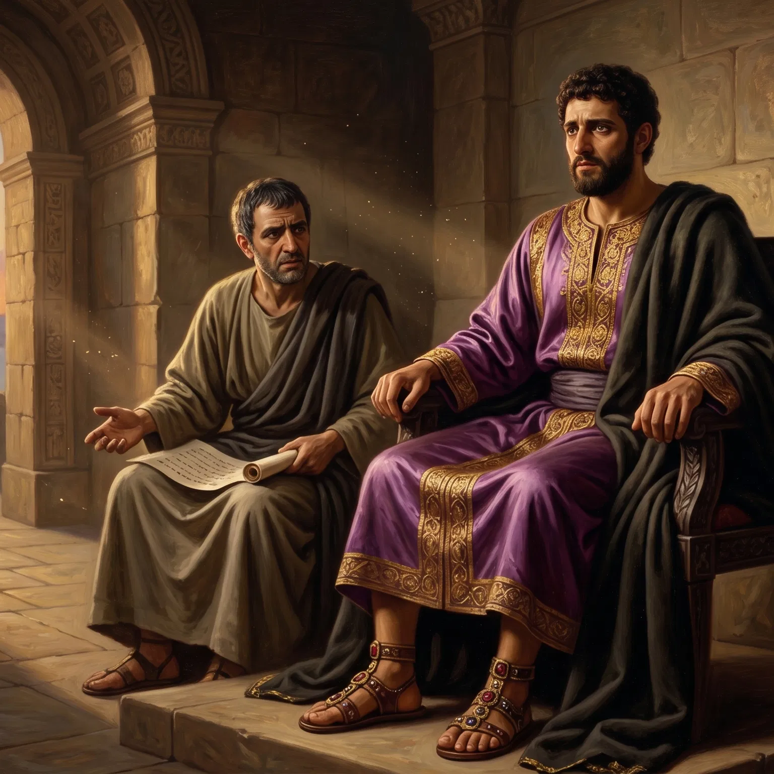 Herod Seeking the Miraculous Prophet