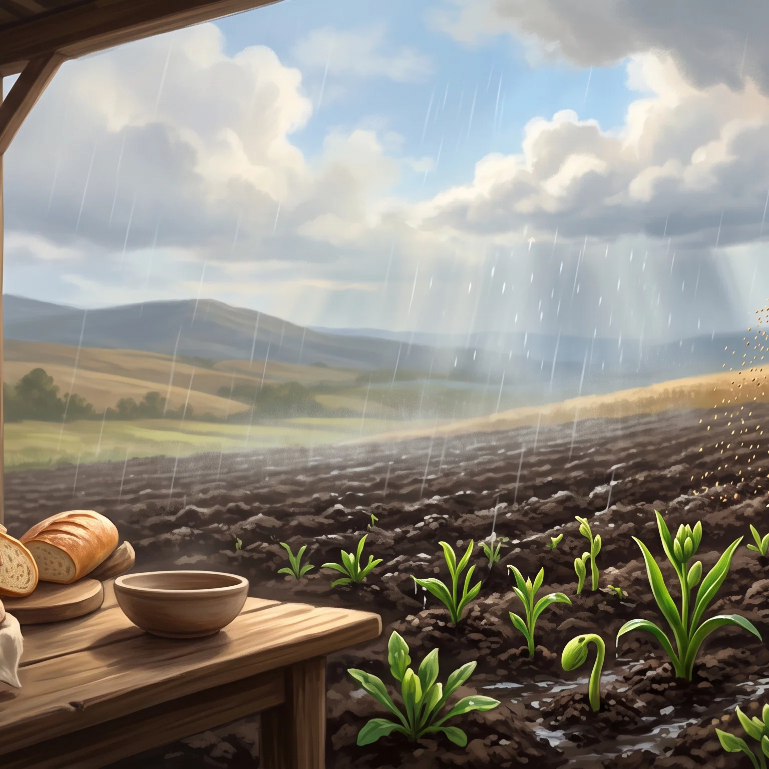 Heavenly Rain Upon The Earth