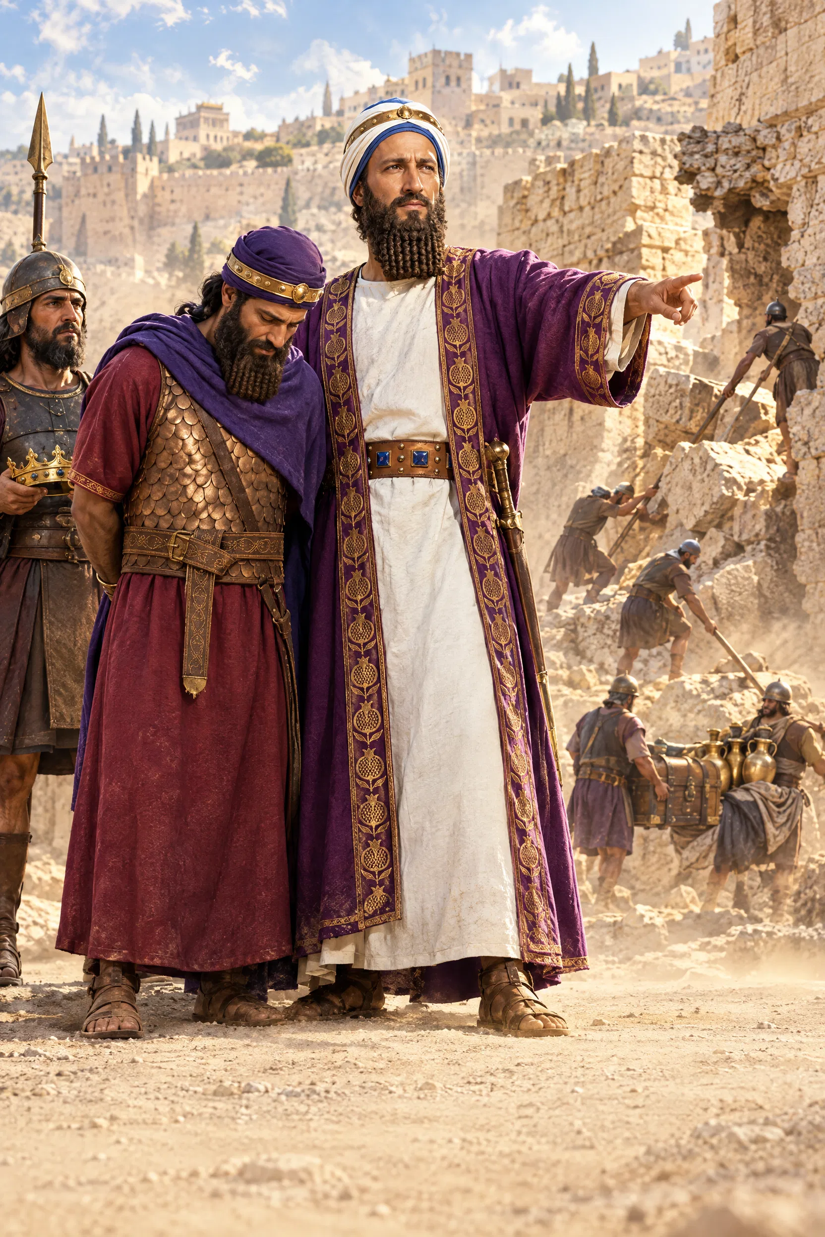 Jehoash Breaks Down Jerusalem's Wall
