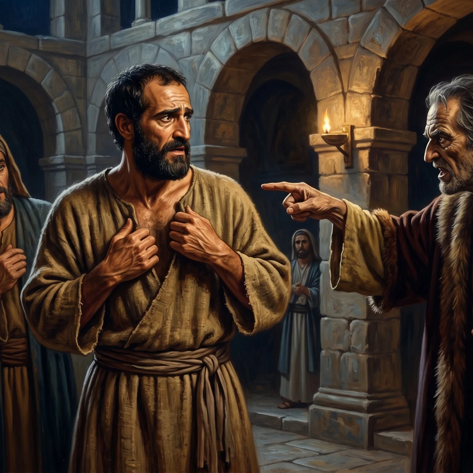 The Denial in the Courtyard