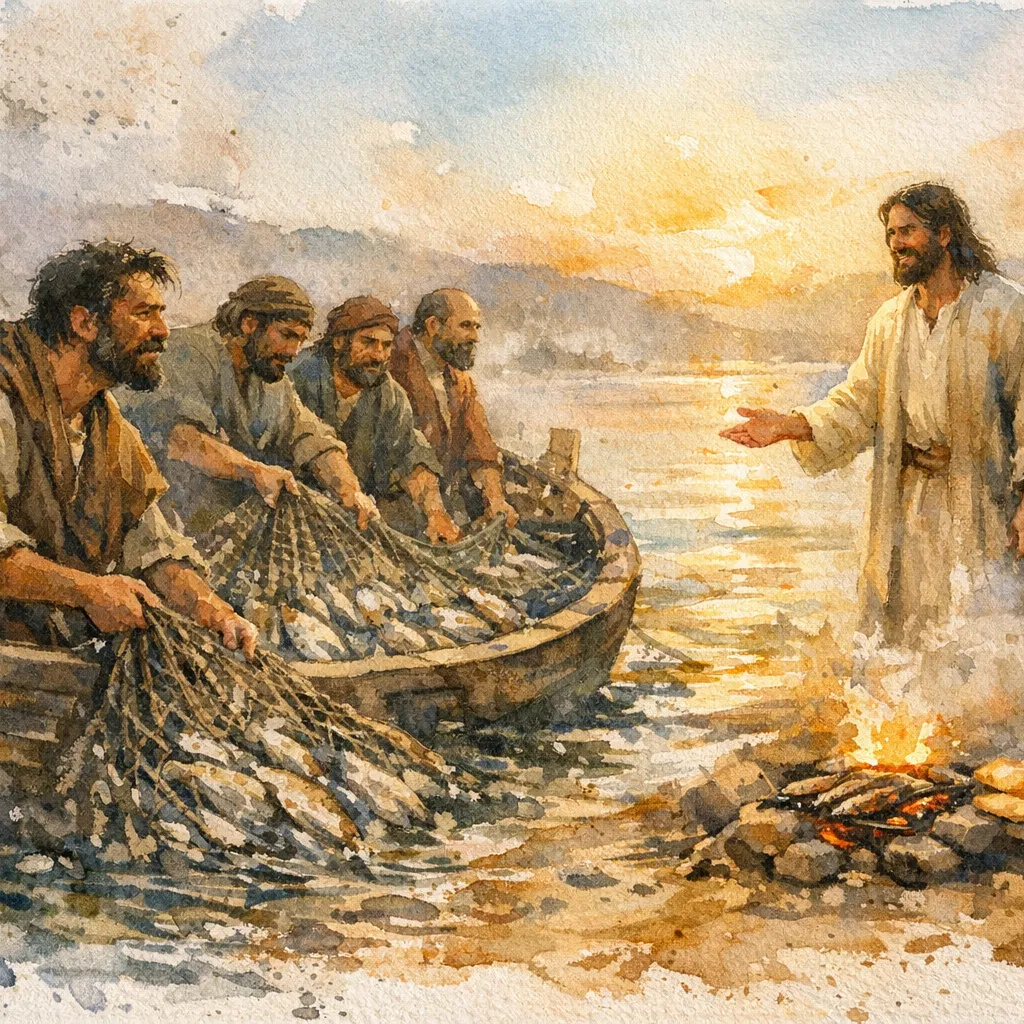 A Miraculous Breakfast by the Shore