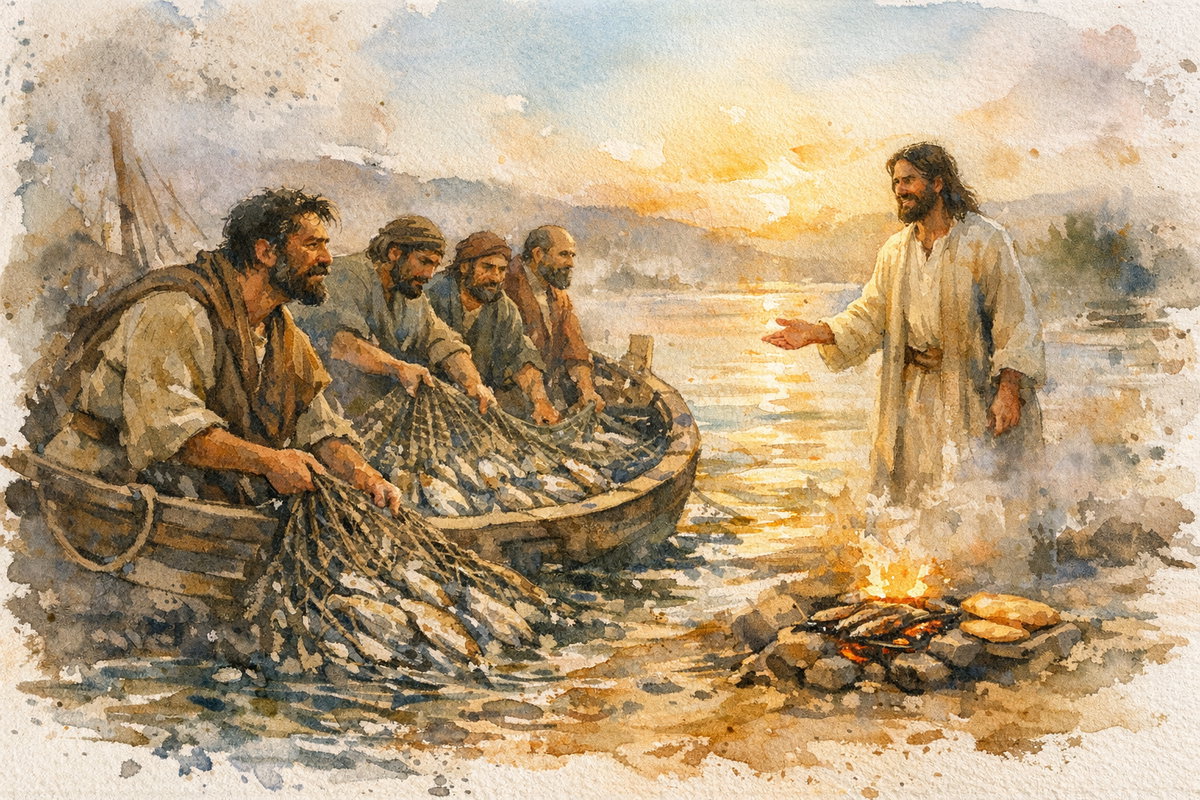 A Miraculous Breakfast by the Shore | Bible World