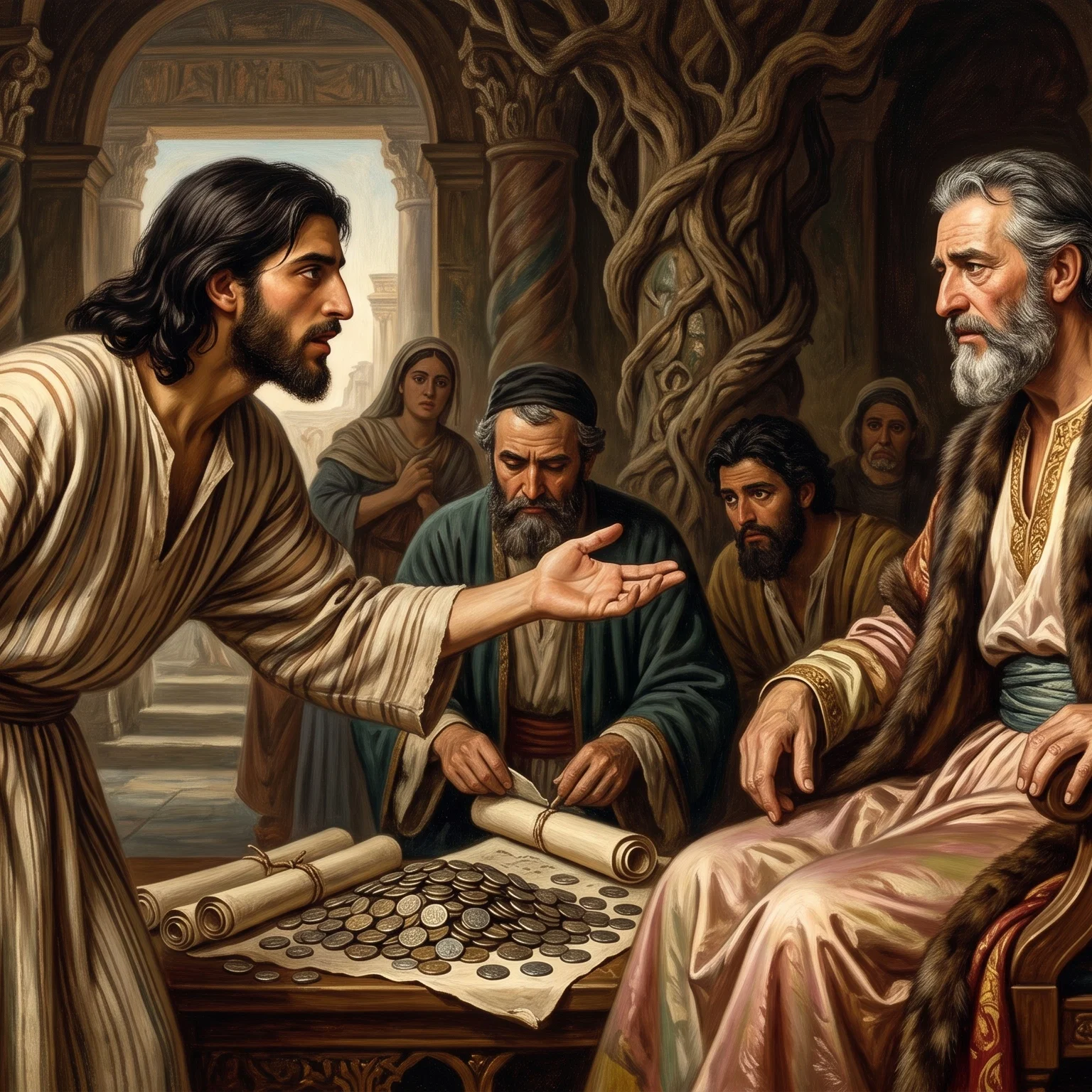 The Prodigal Son Requests His Inheritance