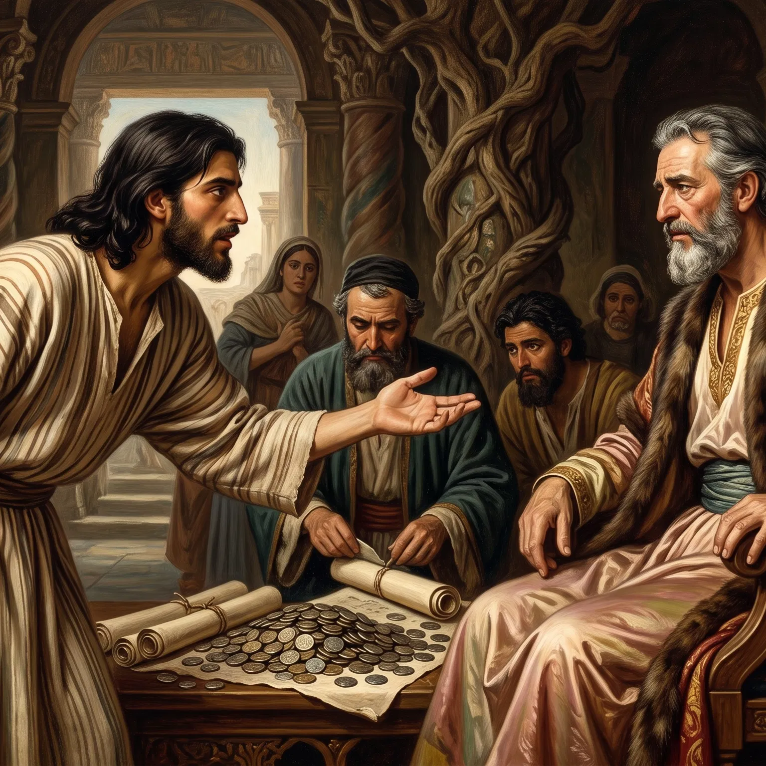 The Prodigal Son Requests His Inheritance