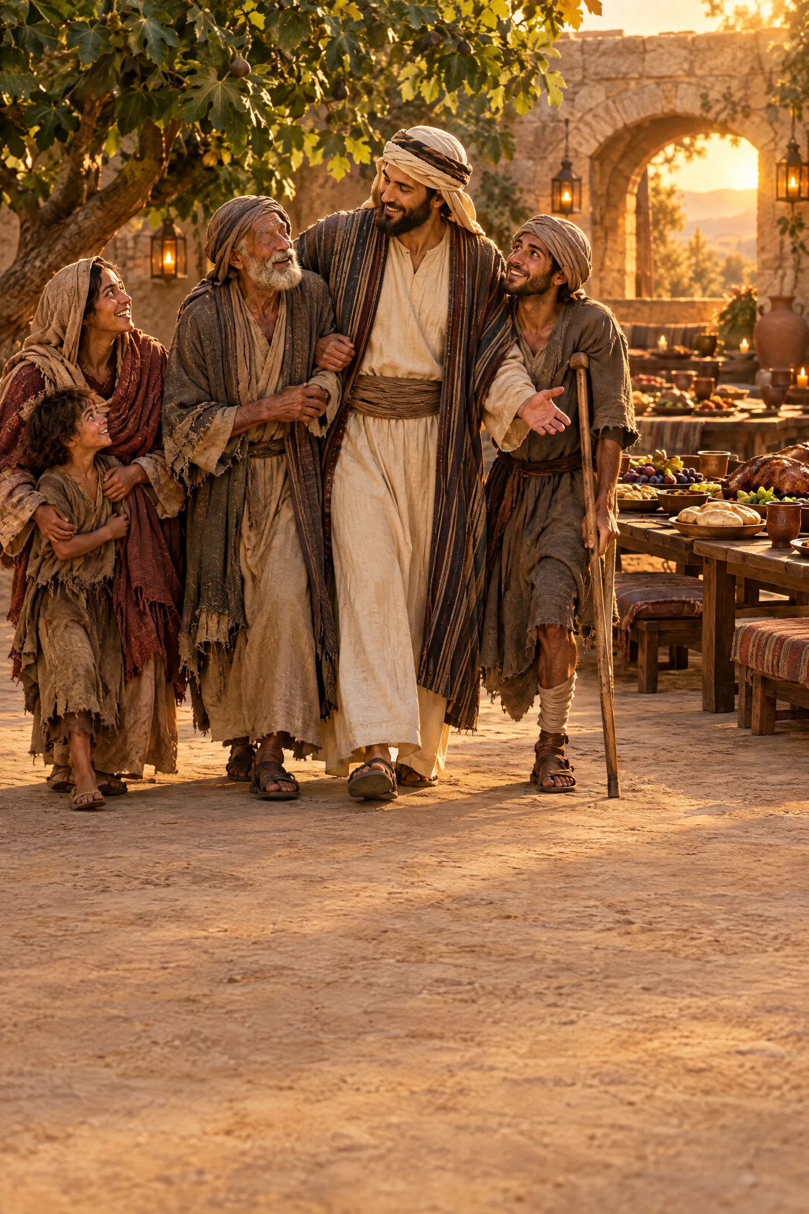 The Servant Brings the Poor to the Great Supper