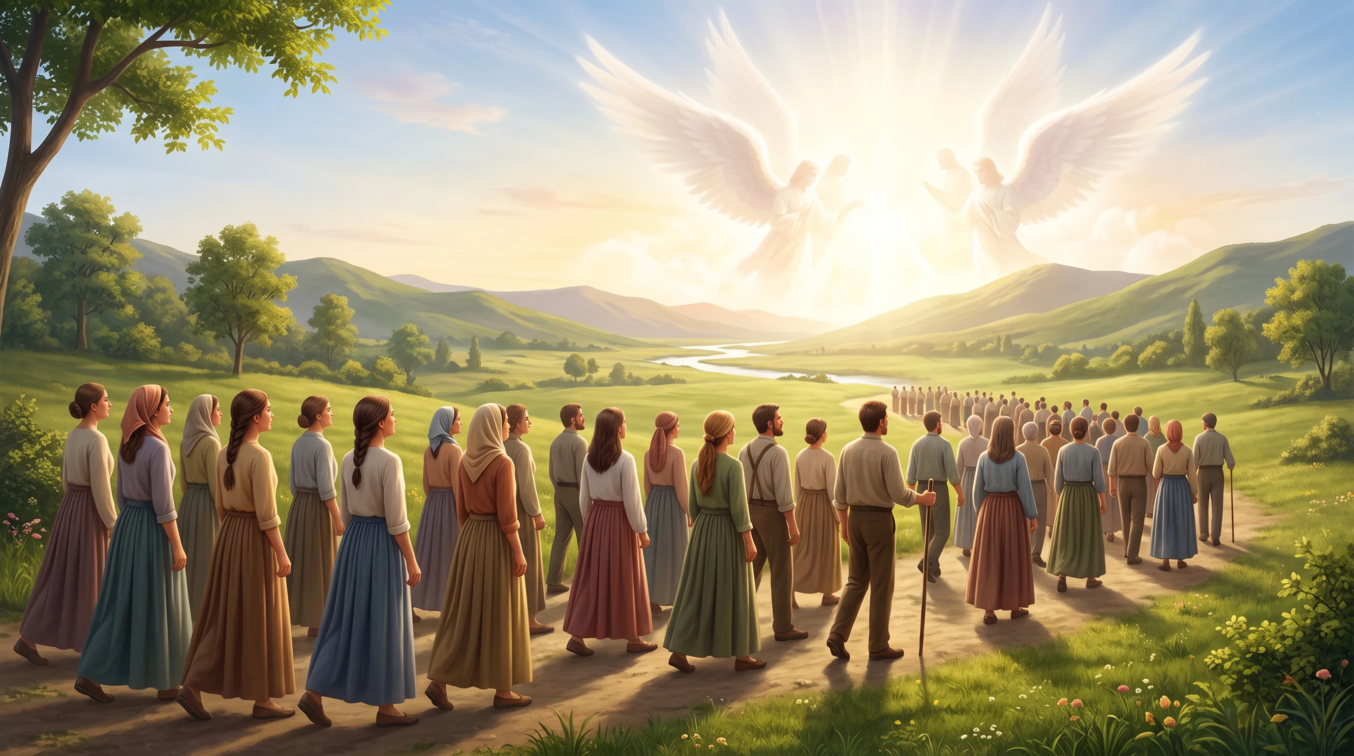 Ancient Shepherd Calling the Flock