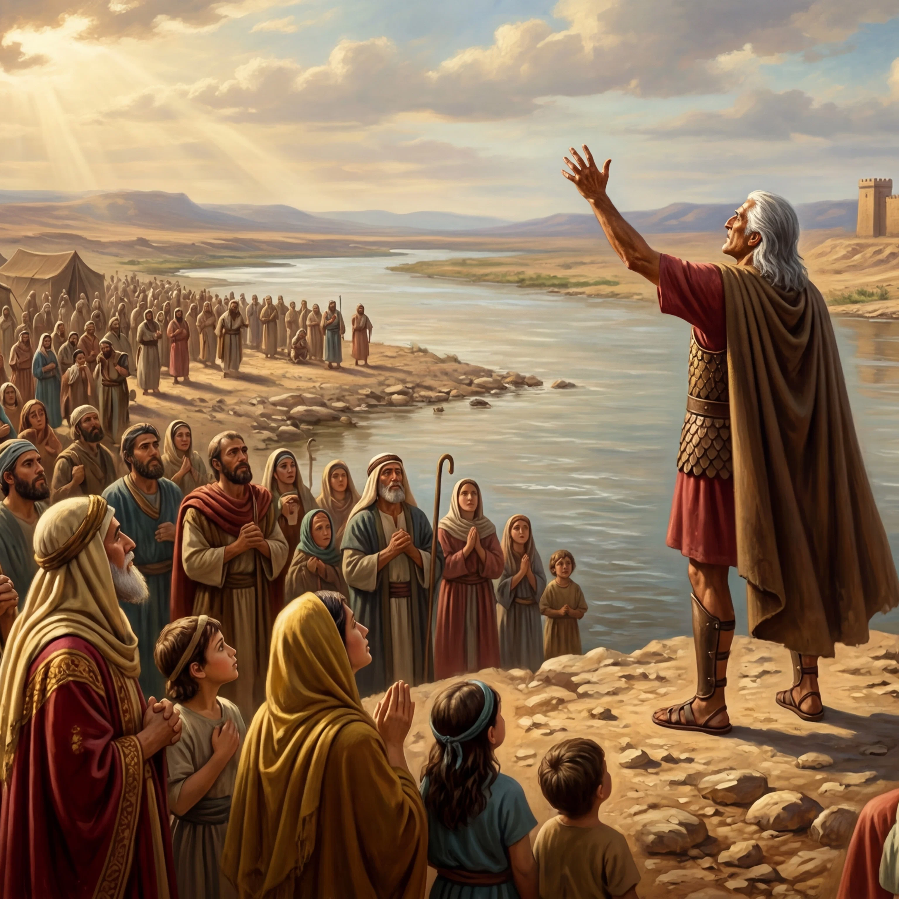 Joshua Commands Faith at the Jordan