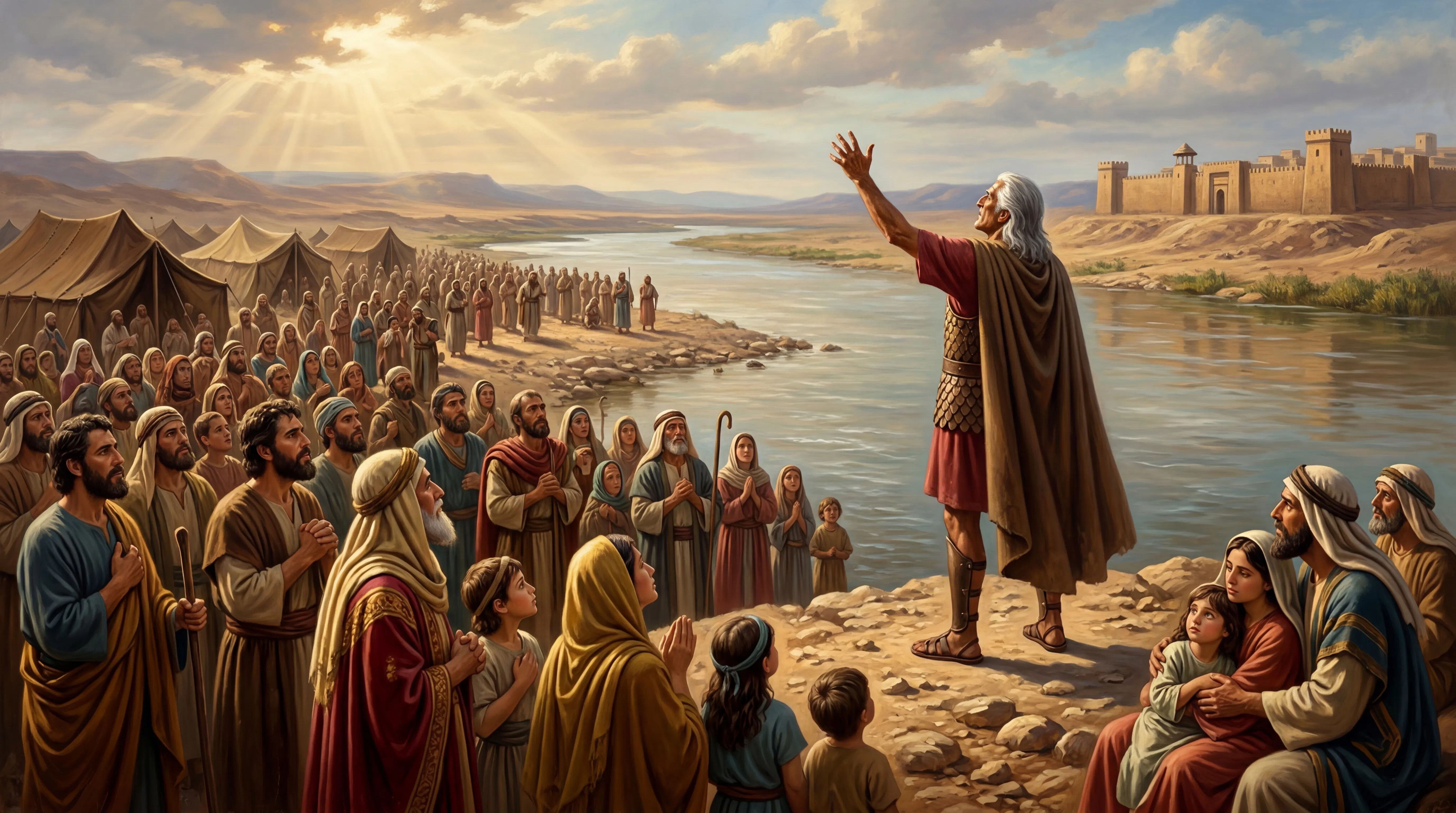 Joshua Commands Faith at the Jordan