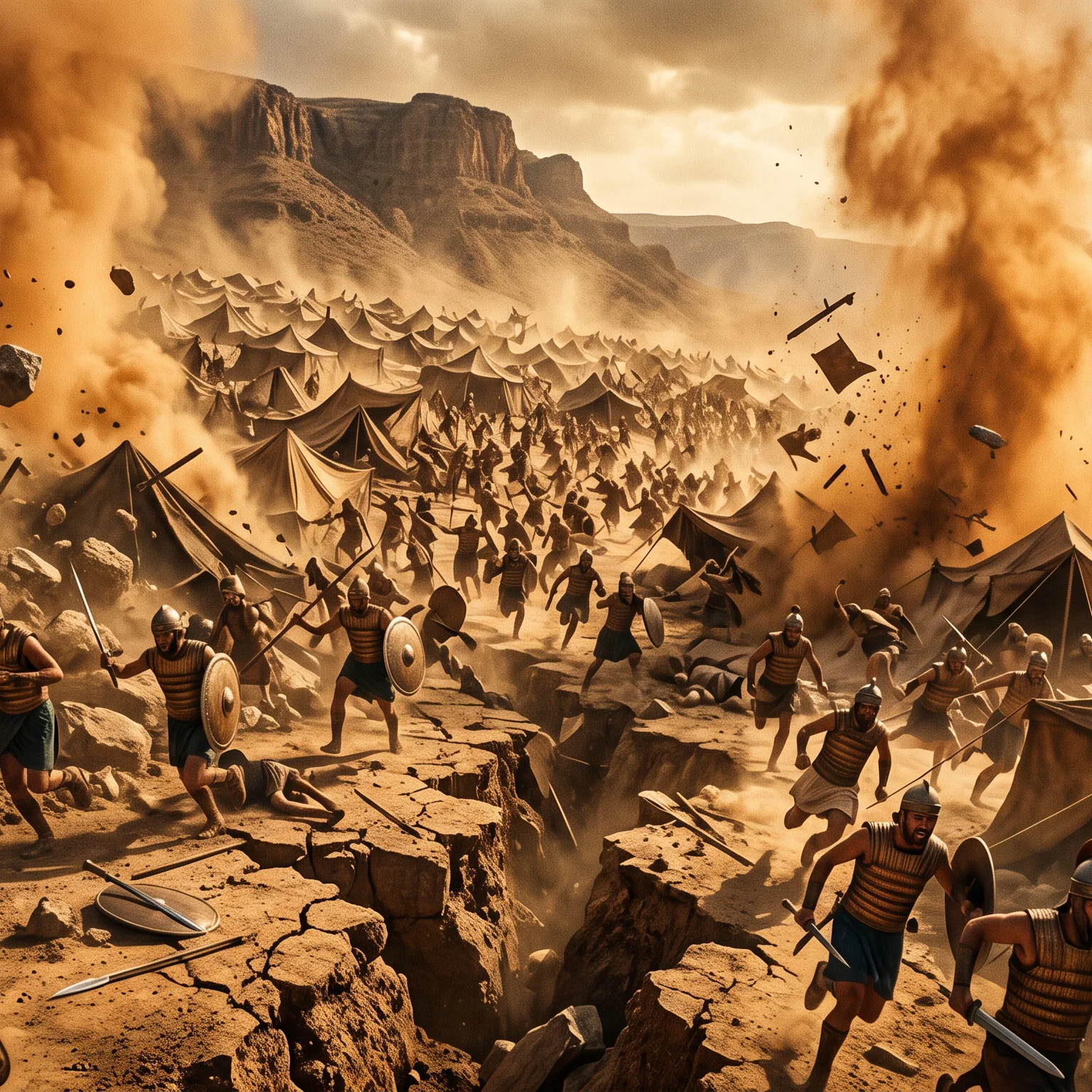 Divine Tremor Shaking the Philistine Camp