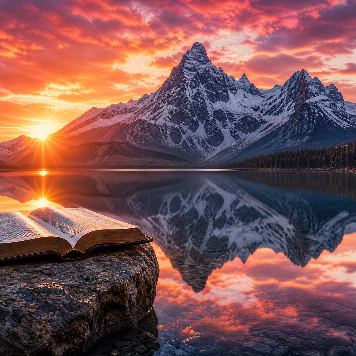 Scripture Reflections at the Alpine Dawn