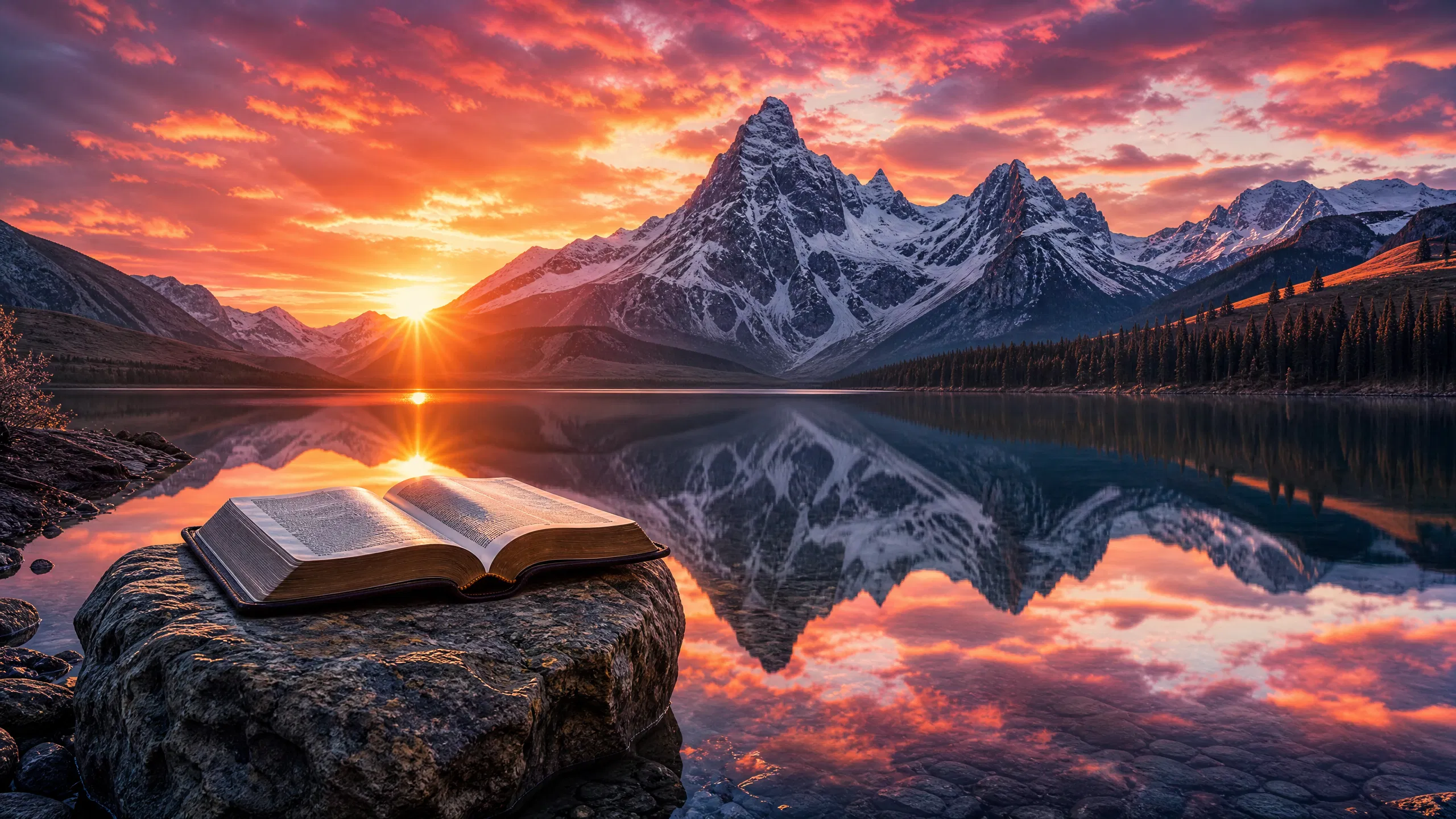 Scripture Reflections at the Alpine Dawn