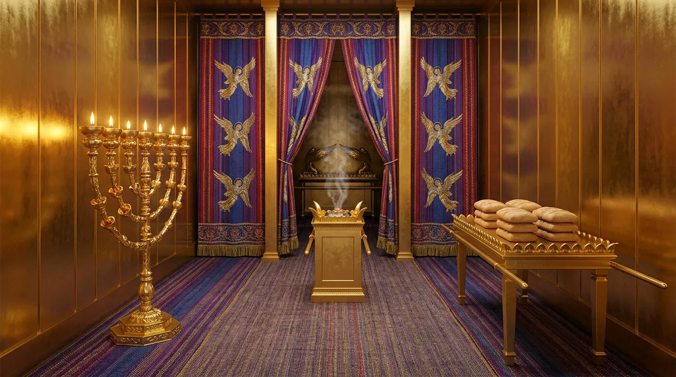 Inside the Golden Tabernacle Sanctuary