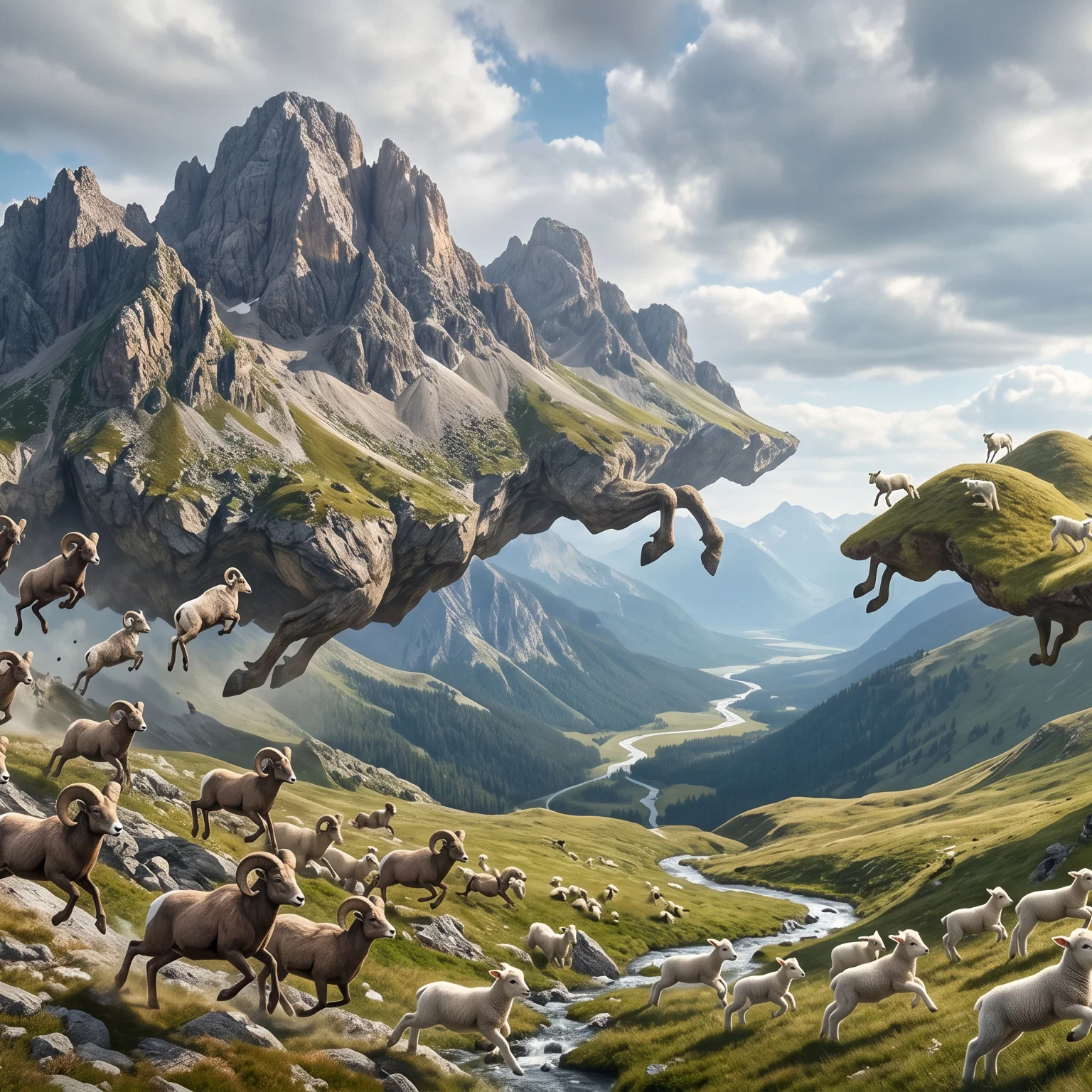 Mountains Skip Like Rams Before God