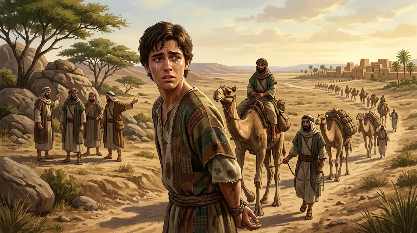 Joseph in Tears as He Is Taken Away