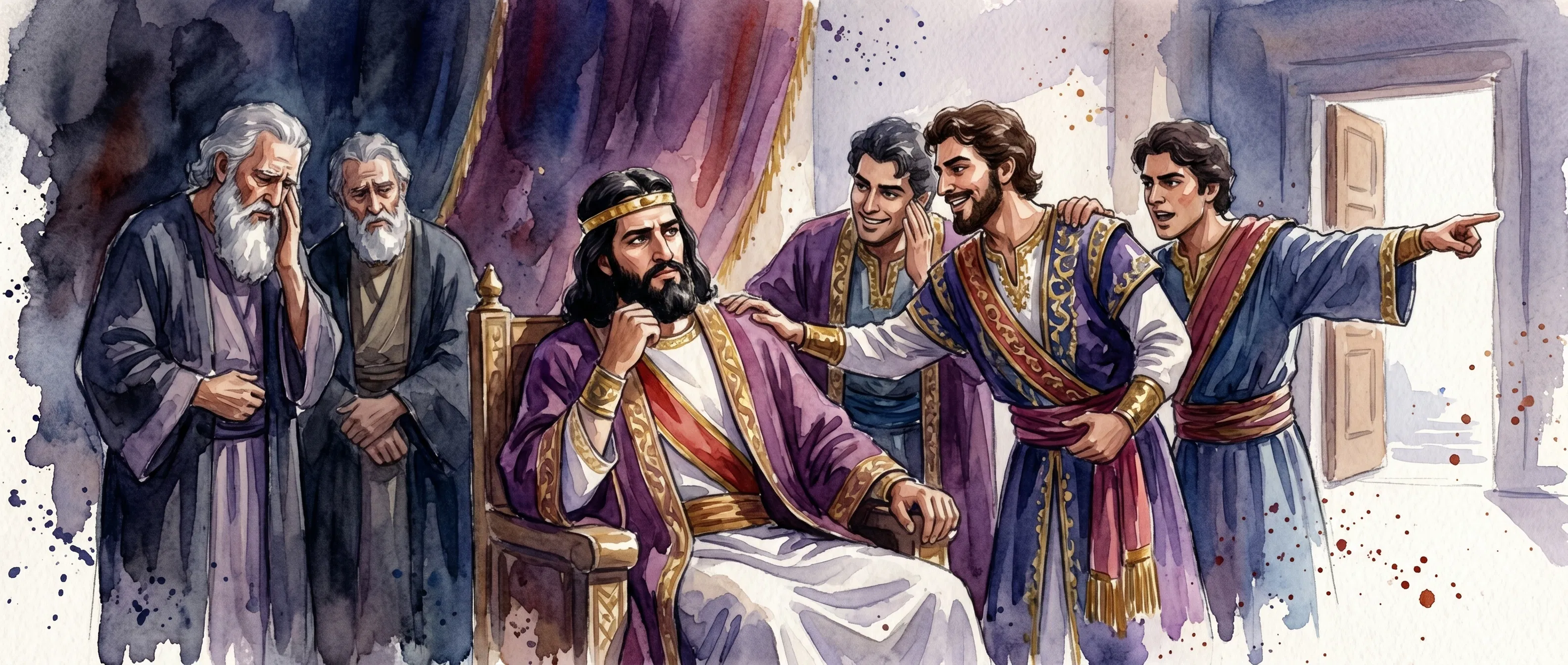 Rehoboam Heeds the Young Advisors, Not the Elders
