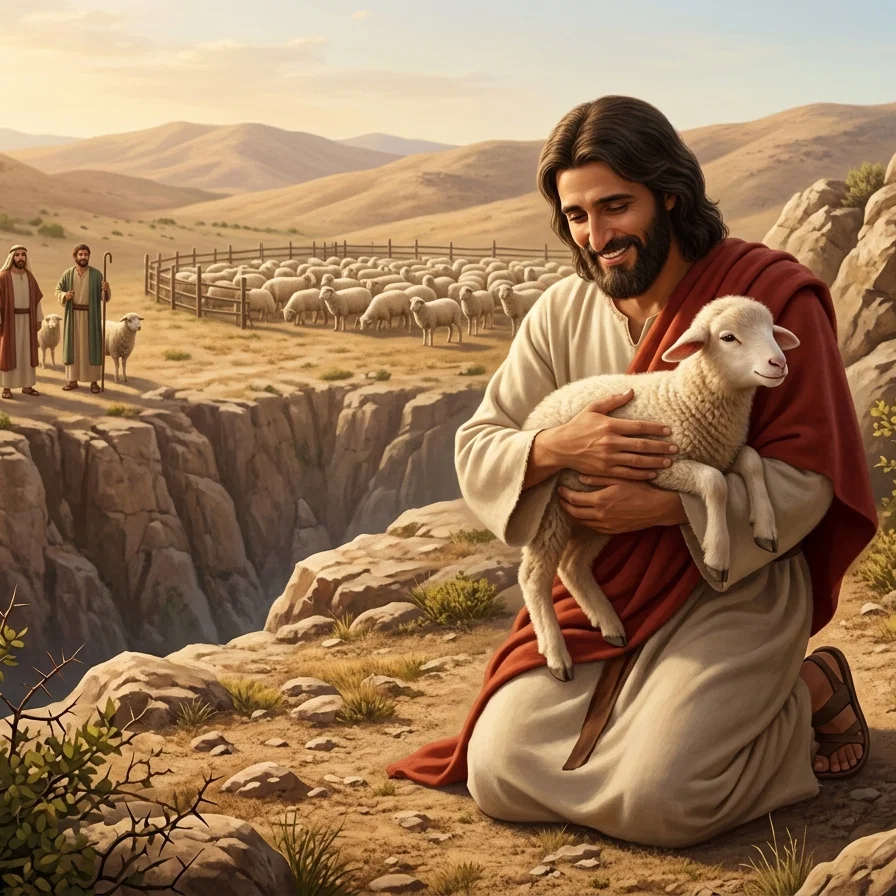The Good Shepherd Finds the Lost