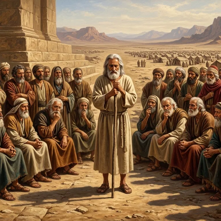 Moses Gathering the Seventy Elders