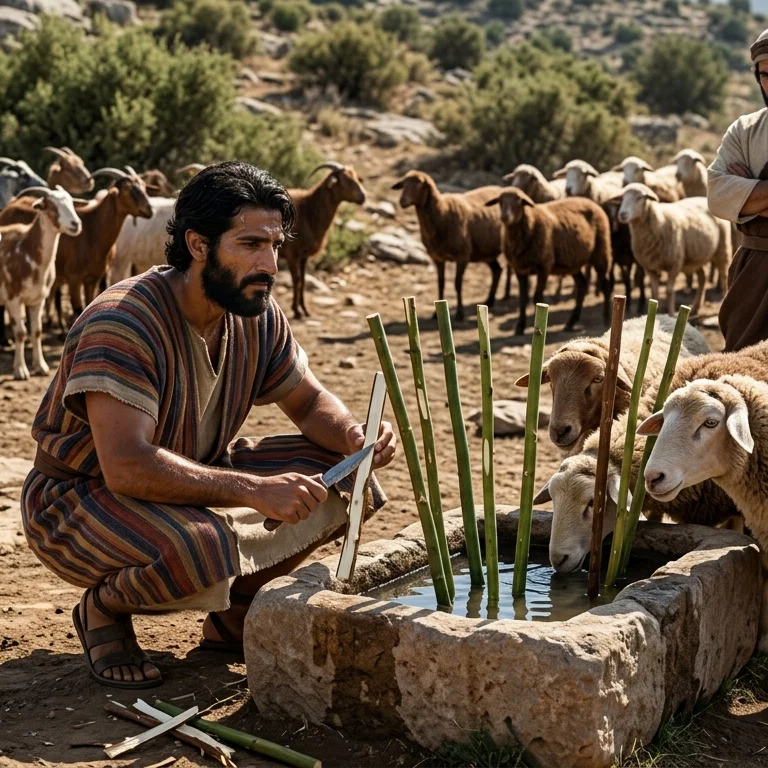 Jacob and the Miraculous Spotted Flocks