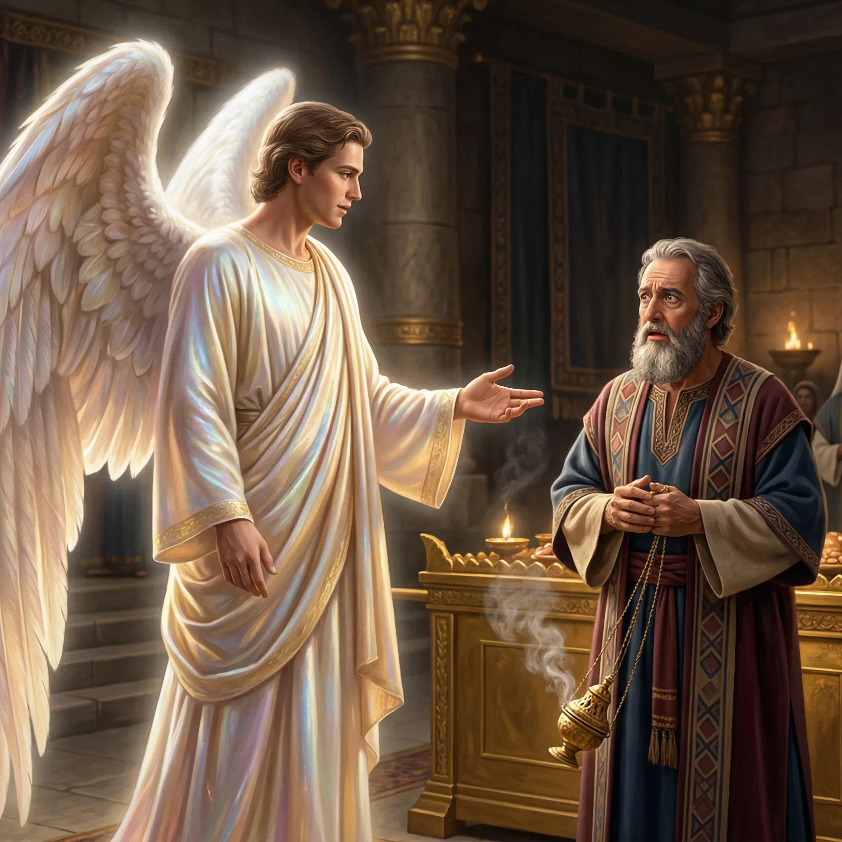 The Angel Tells Zacharias He Will Have a Son