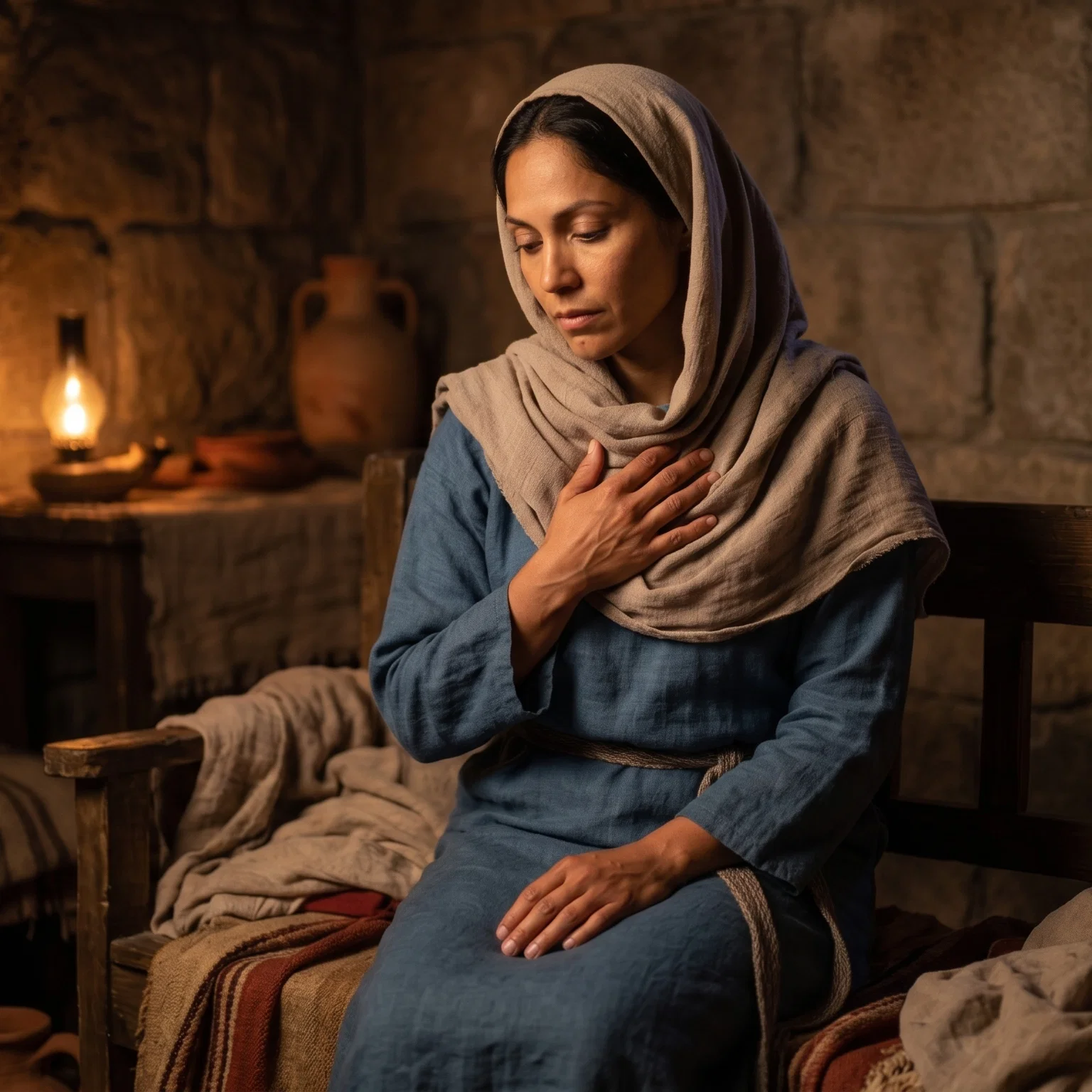 Mary Ponders the Sacred Mystery