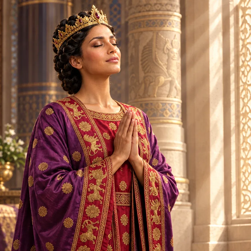 Queen Esther Praying in the Palace