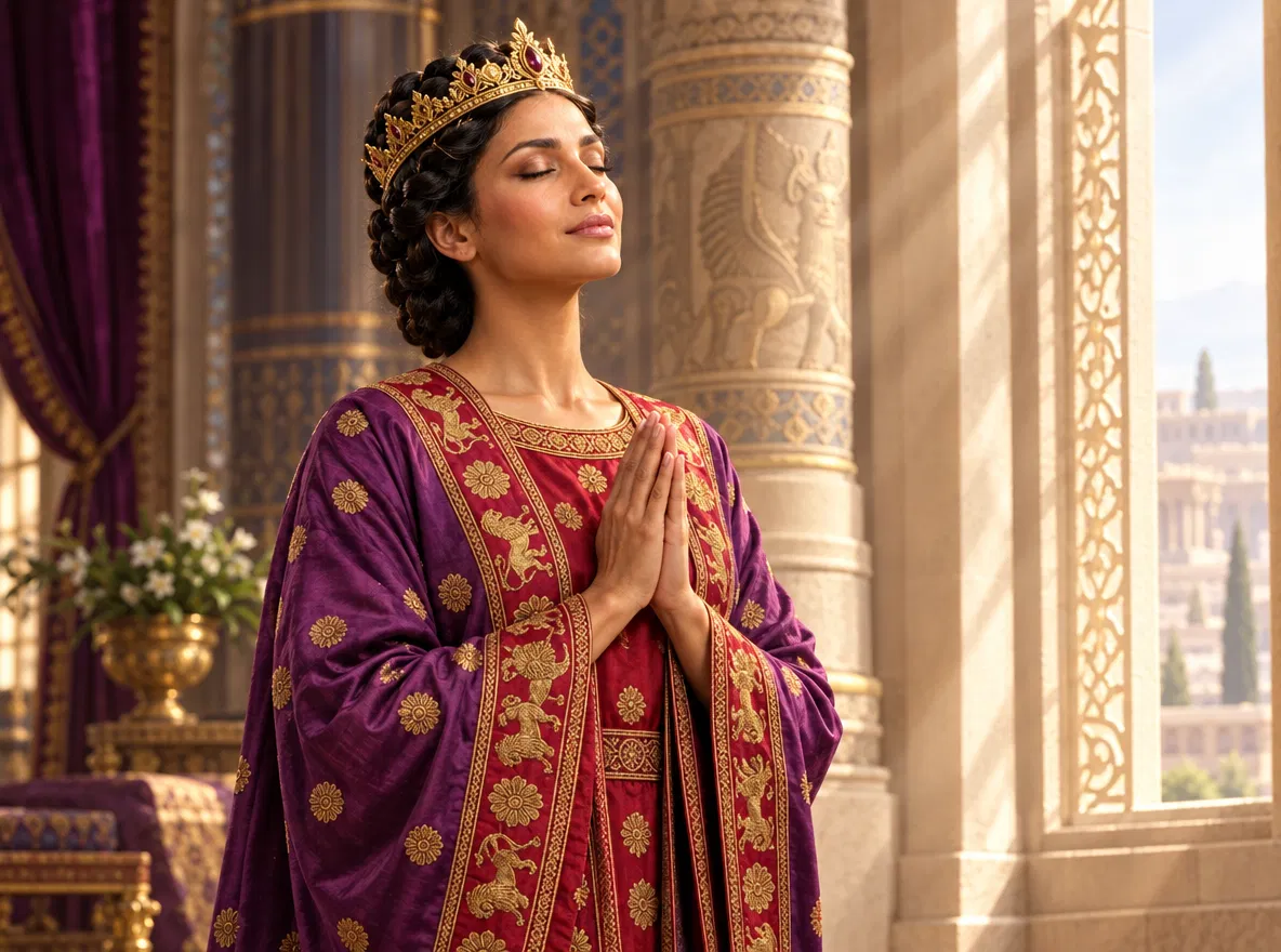 Queen Esther Seeking Divine Guidance