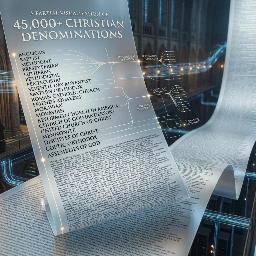 Why Do We Have Over 45,000 Christian Denominations Today?