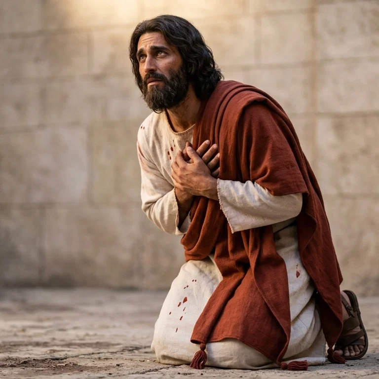 The Wounded Savior of Mankind