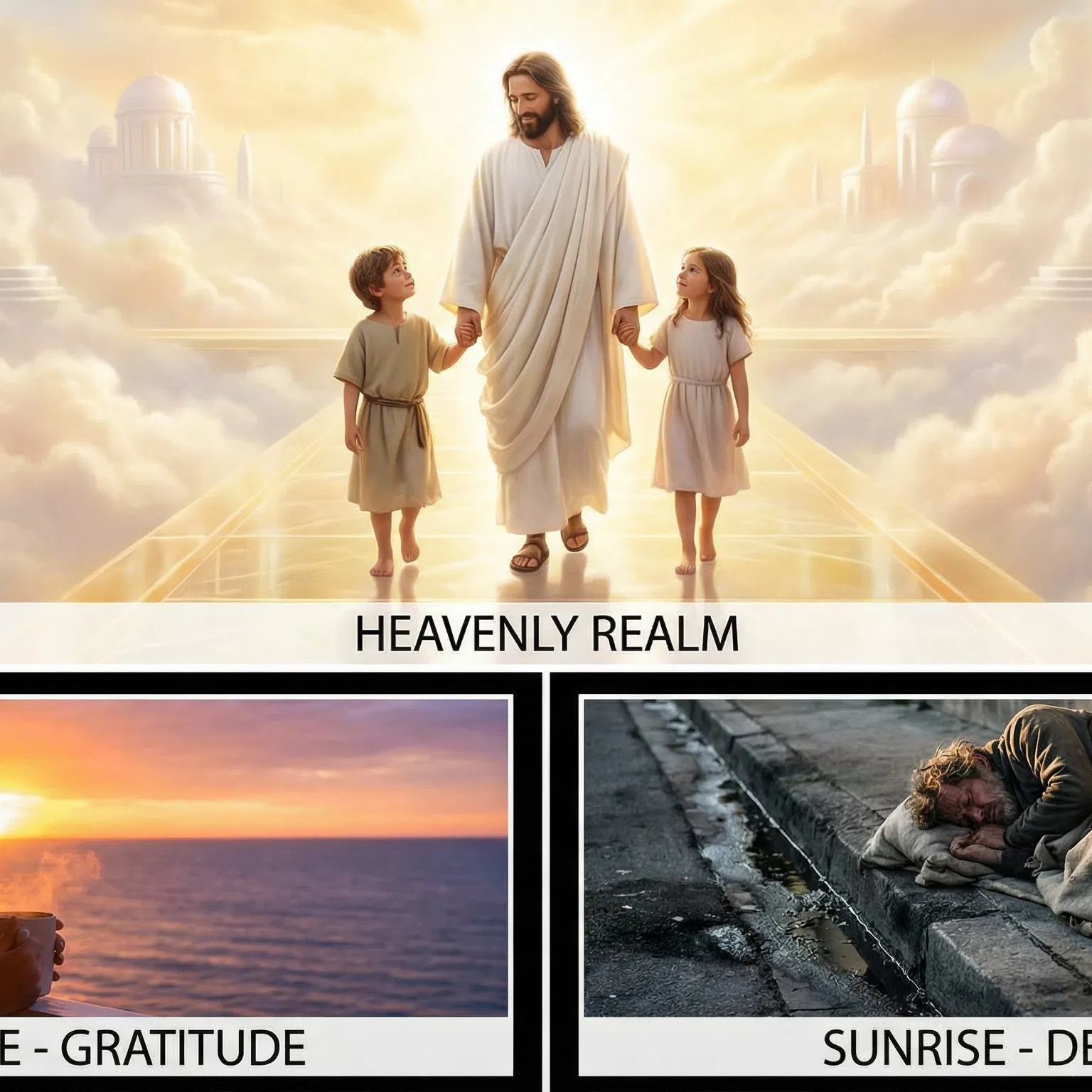 Divine Guidance Amidst Earthly Contrasts