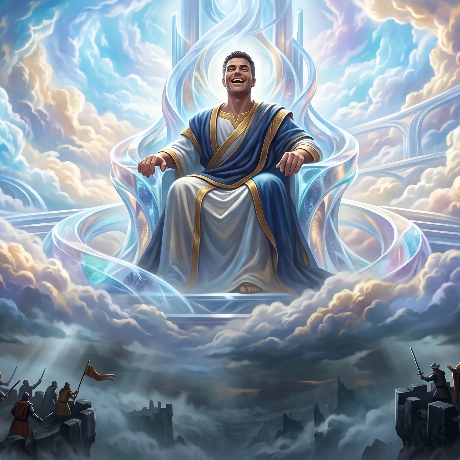 The Sovereign Laughter Above the Heavens