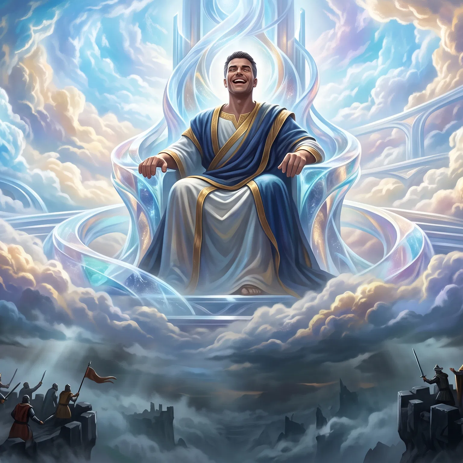 The Sovereign Laughter Above the Heavens
