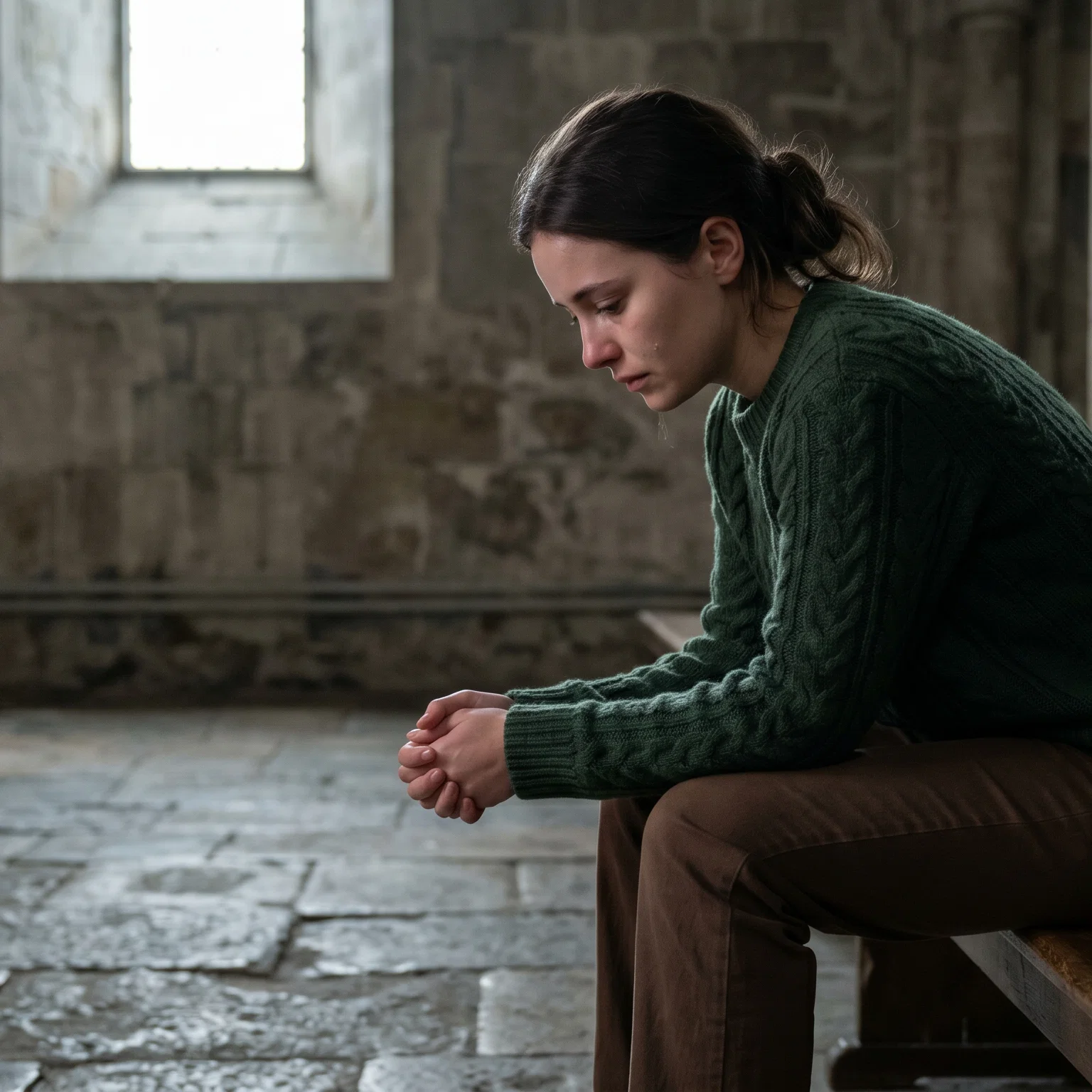 A Solitary Cry for Divine Mercy