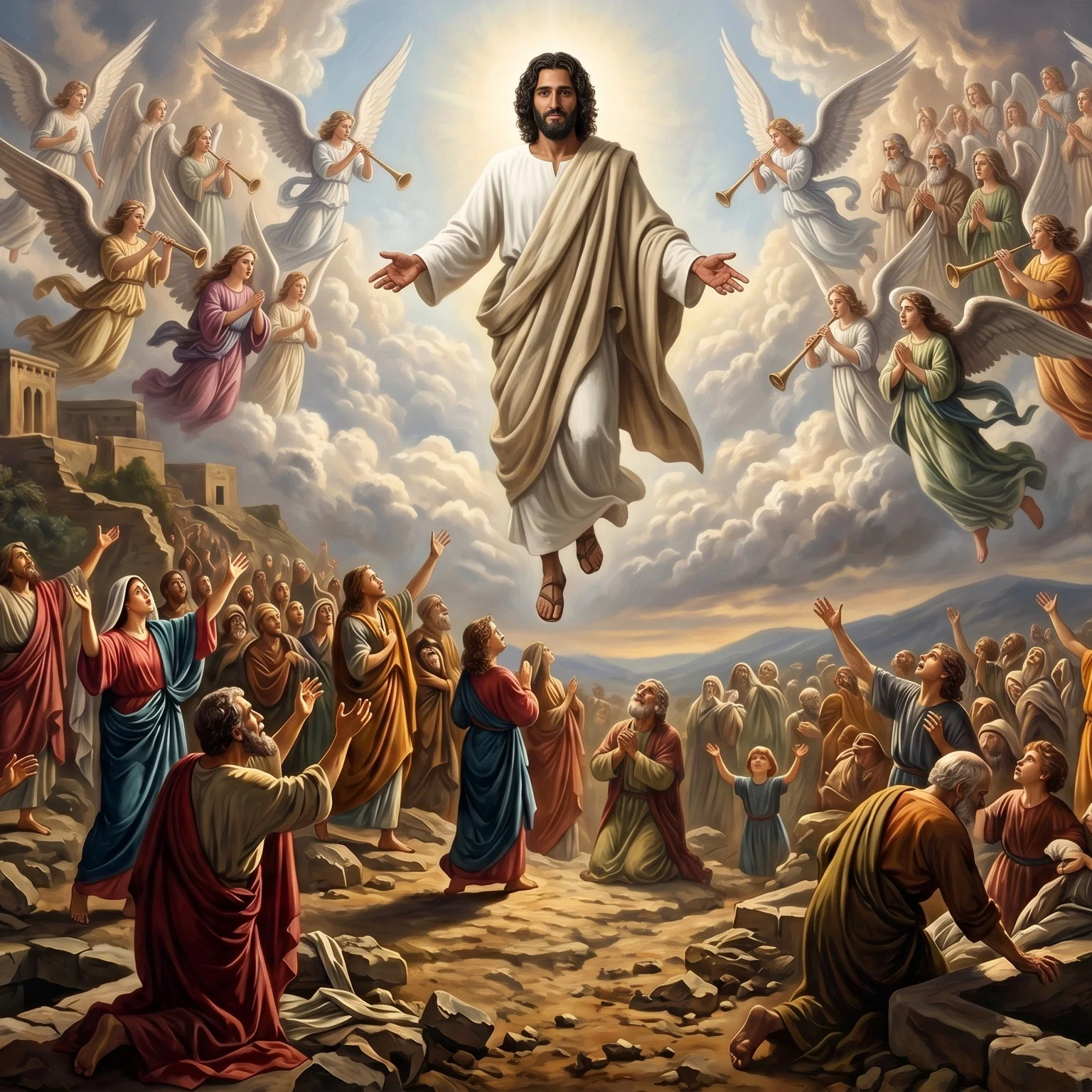 Celestial Descent of the Heavenly Host