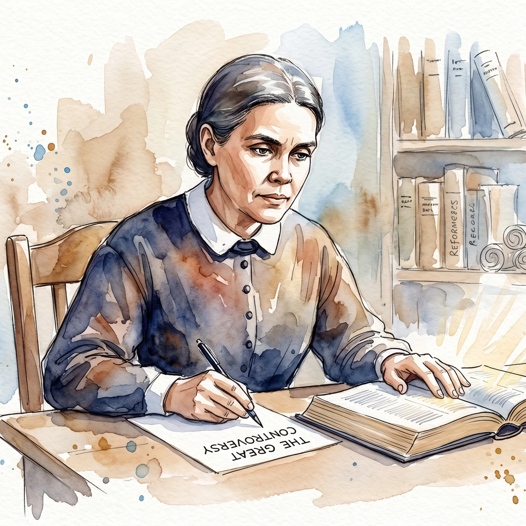The Prophetess Penning The Great Controversy