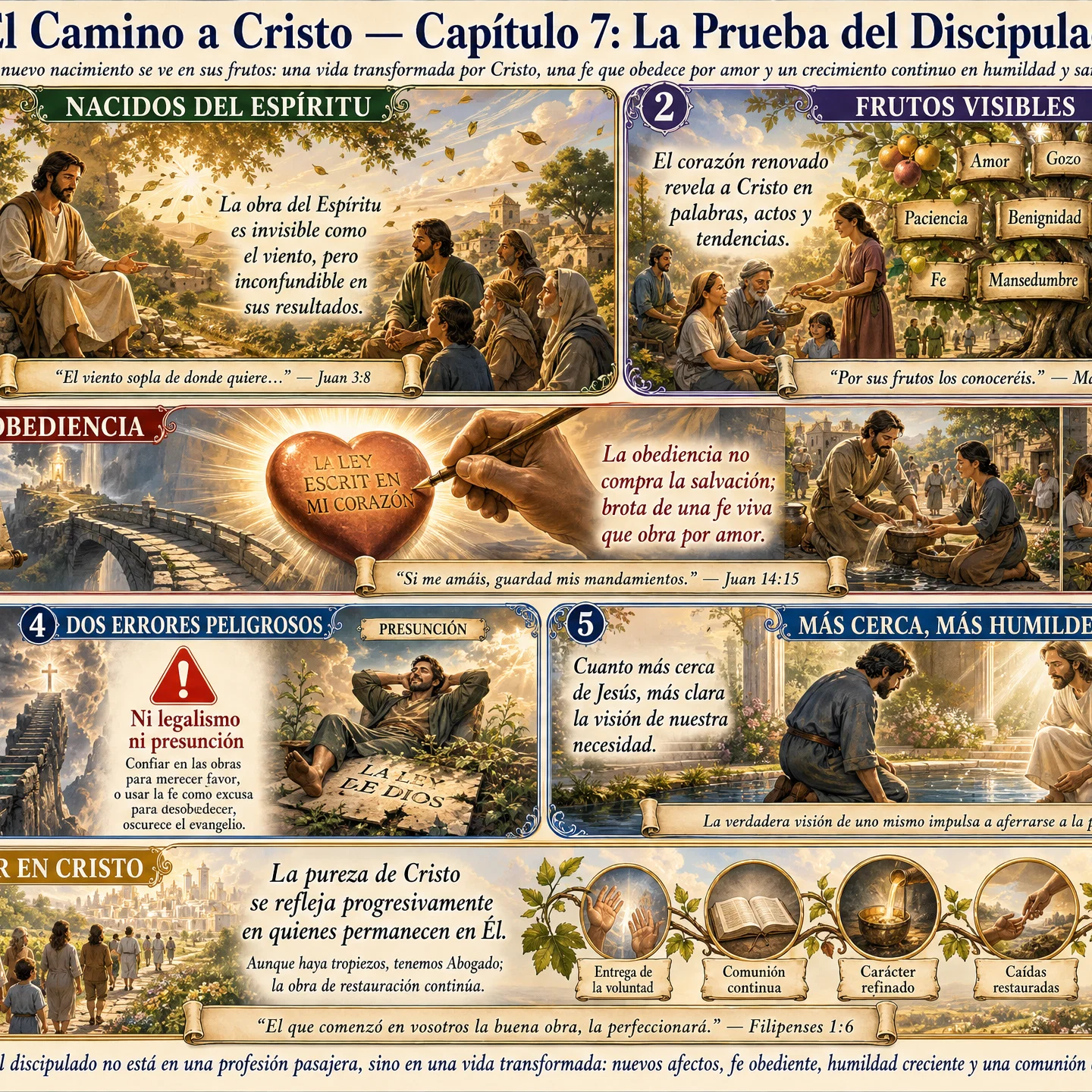 Spanish Steps to Christ Chapter 7