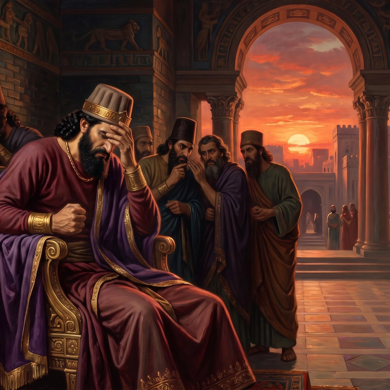 The Lion's Den Before Dawn