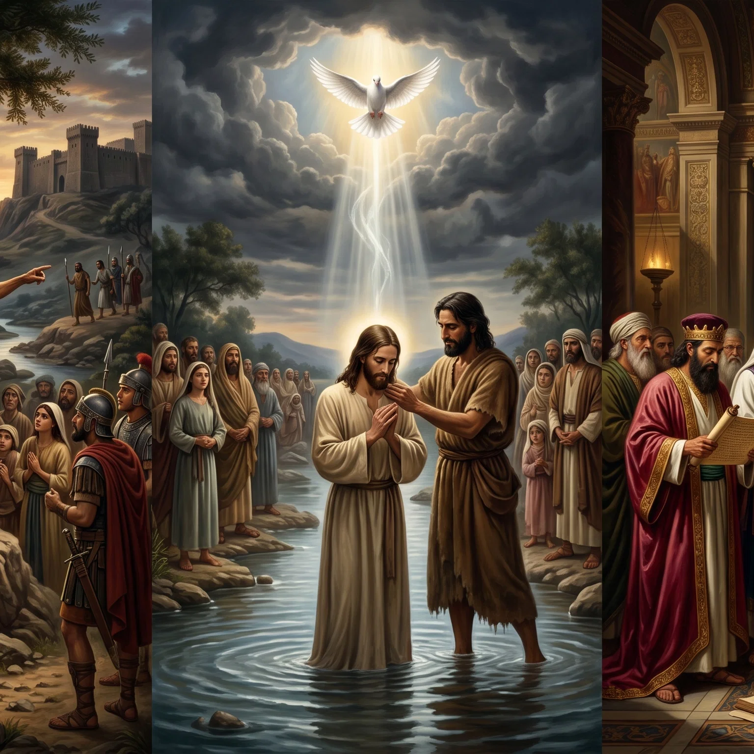 The Jordan River Baptism of Christ