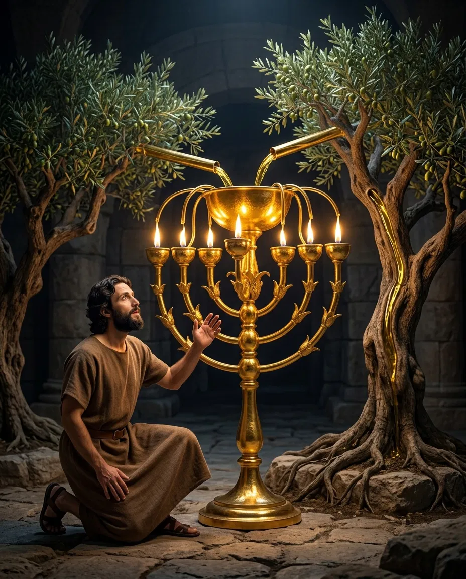 Zechariah's Vision of the Lampstand and Olive Trees
