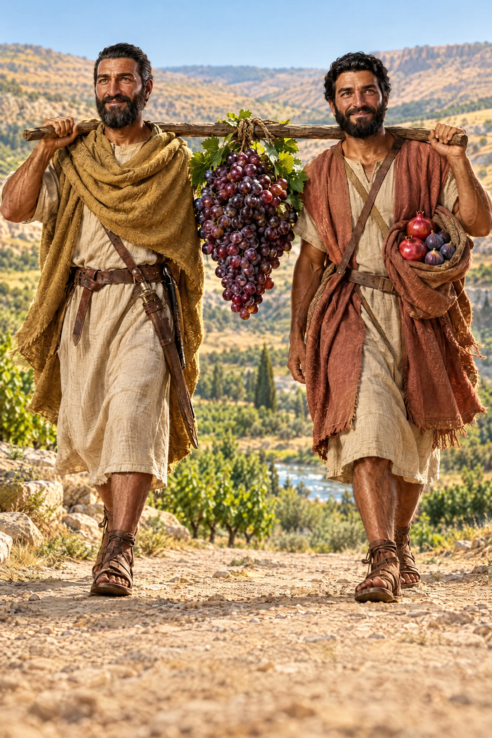 Caleb and Joshua Carry the Grapes of Eshcol