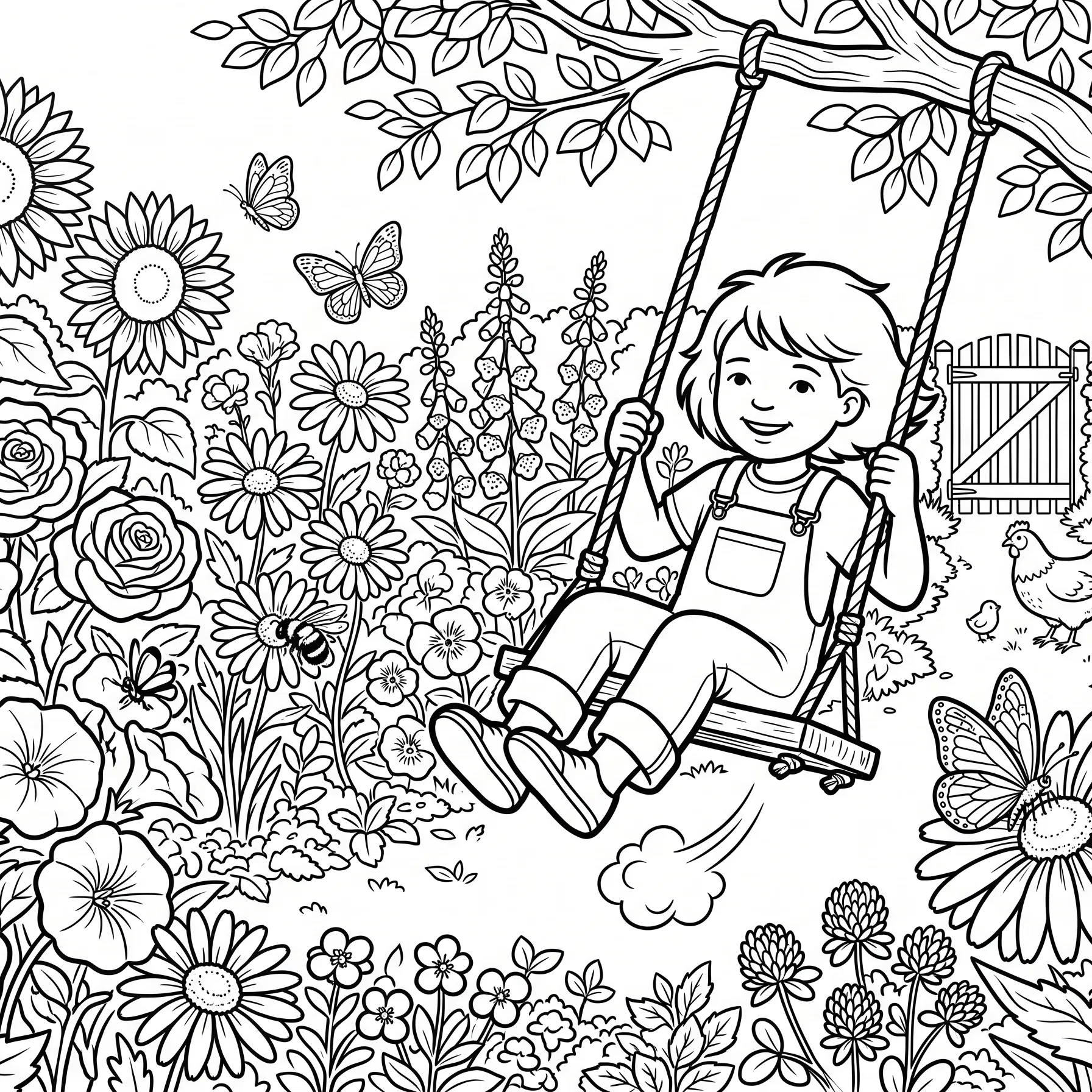 A Joyful Childhood Garden Escape