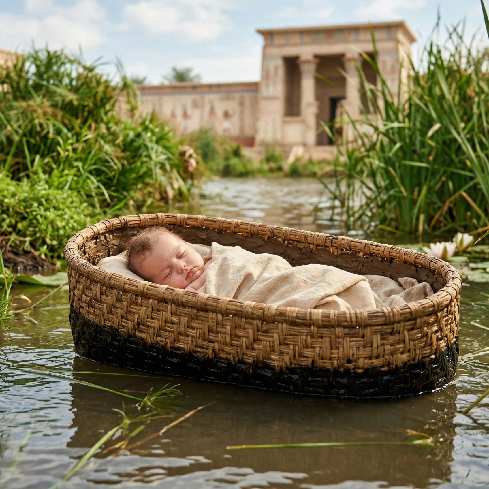 The Infant Prophet Adrift on Nile